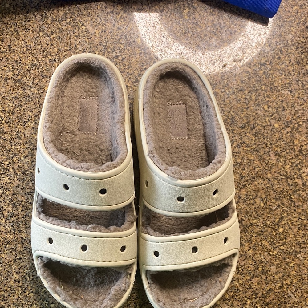 Cozy unisex Slip-On Sandals - Cream
